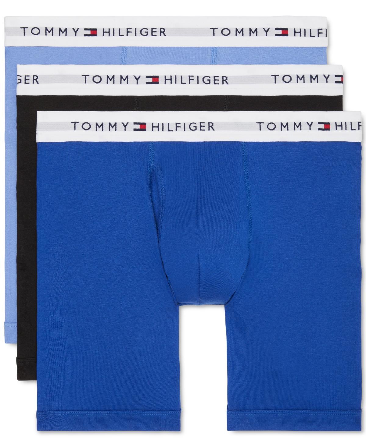 Men's Tommy Hilfiger 3-pack Cotton Classic Boxer Briefs, Size: XL, Navy Gray Product Image