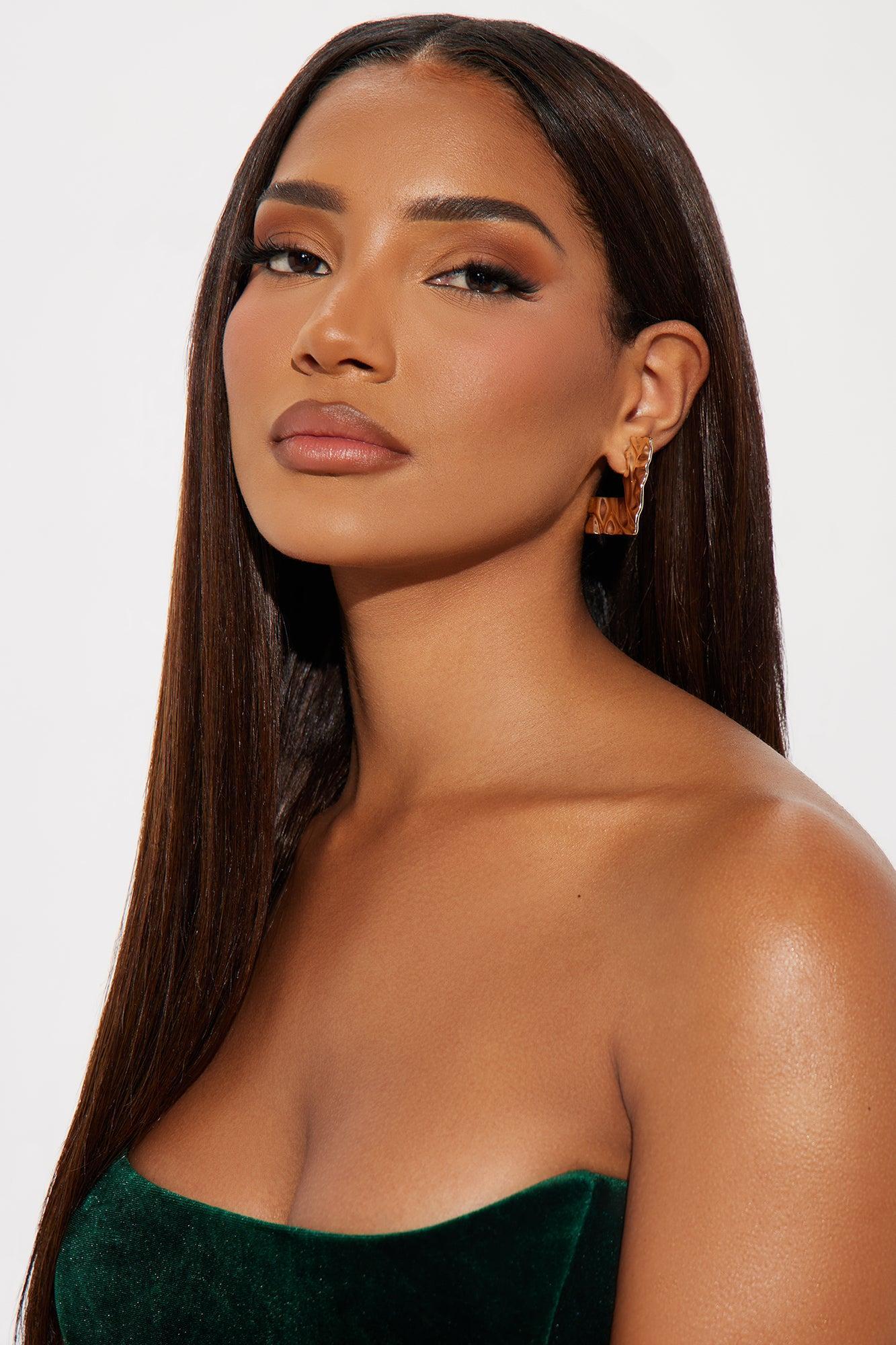 Stop To Stare Earrings - Gold Product Image