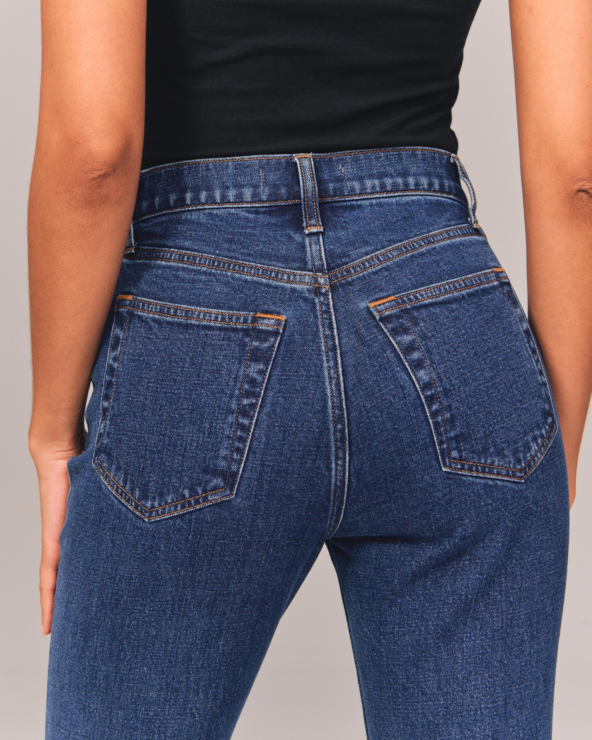 Ultra High Rise Ankle Straight Jean Product Image