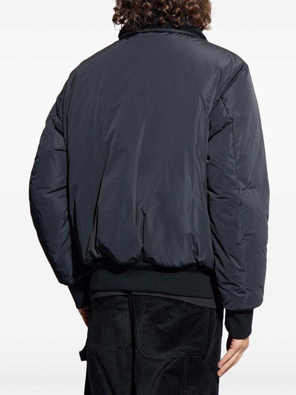 sherpa-collar bomber jacket Product Image