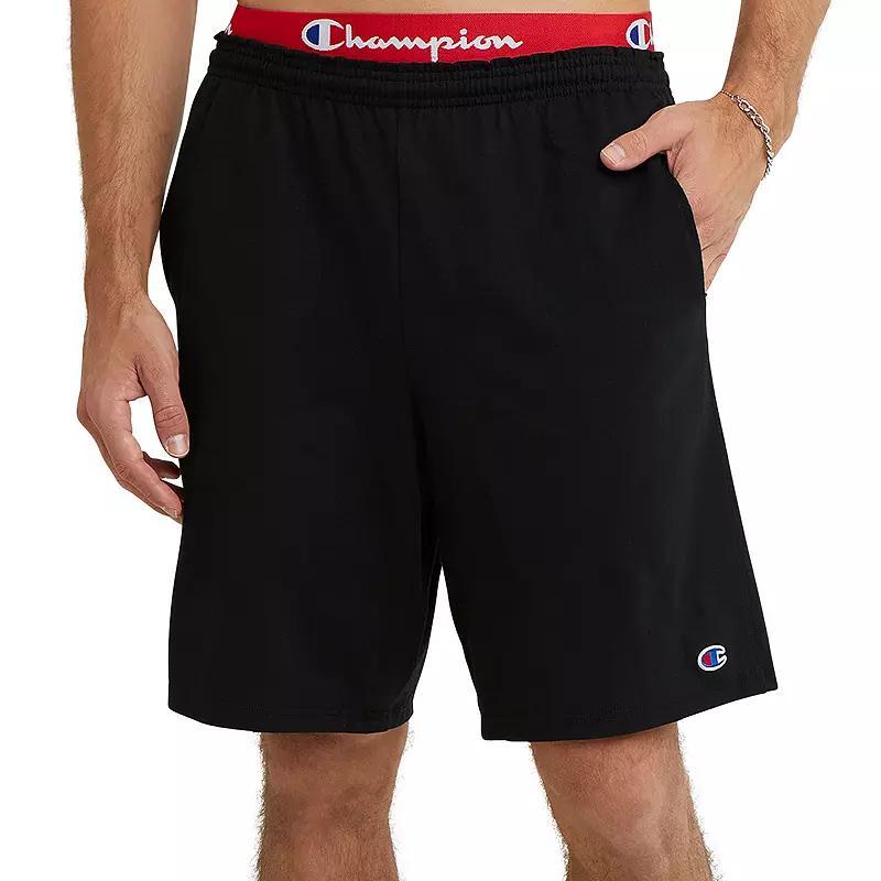 Mens Champion Jersey Shorts Granite Grey Product Image