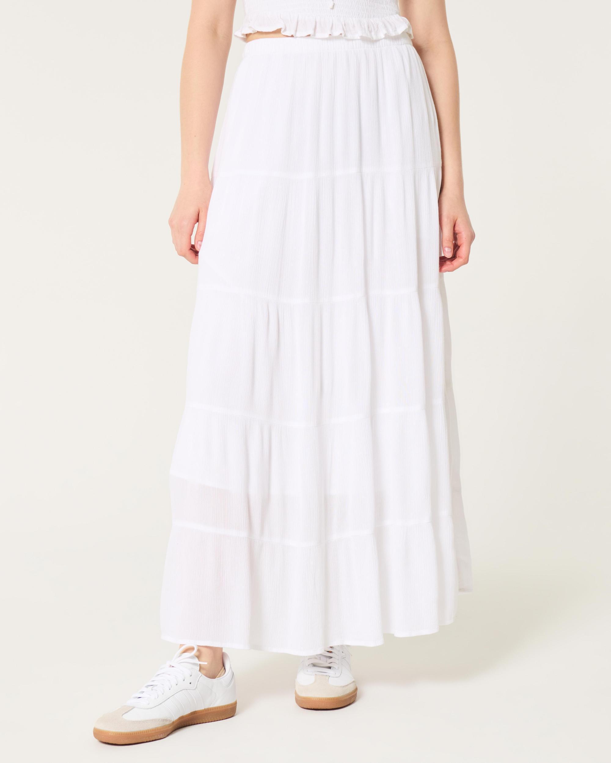Tiered Maxi Skirt Product Image