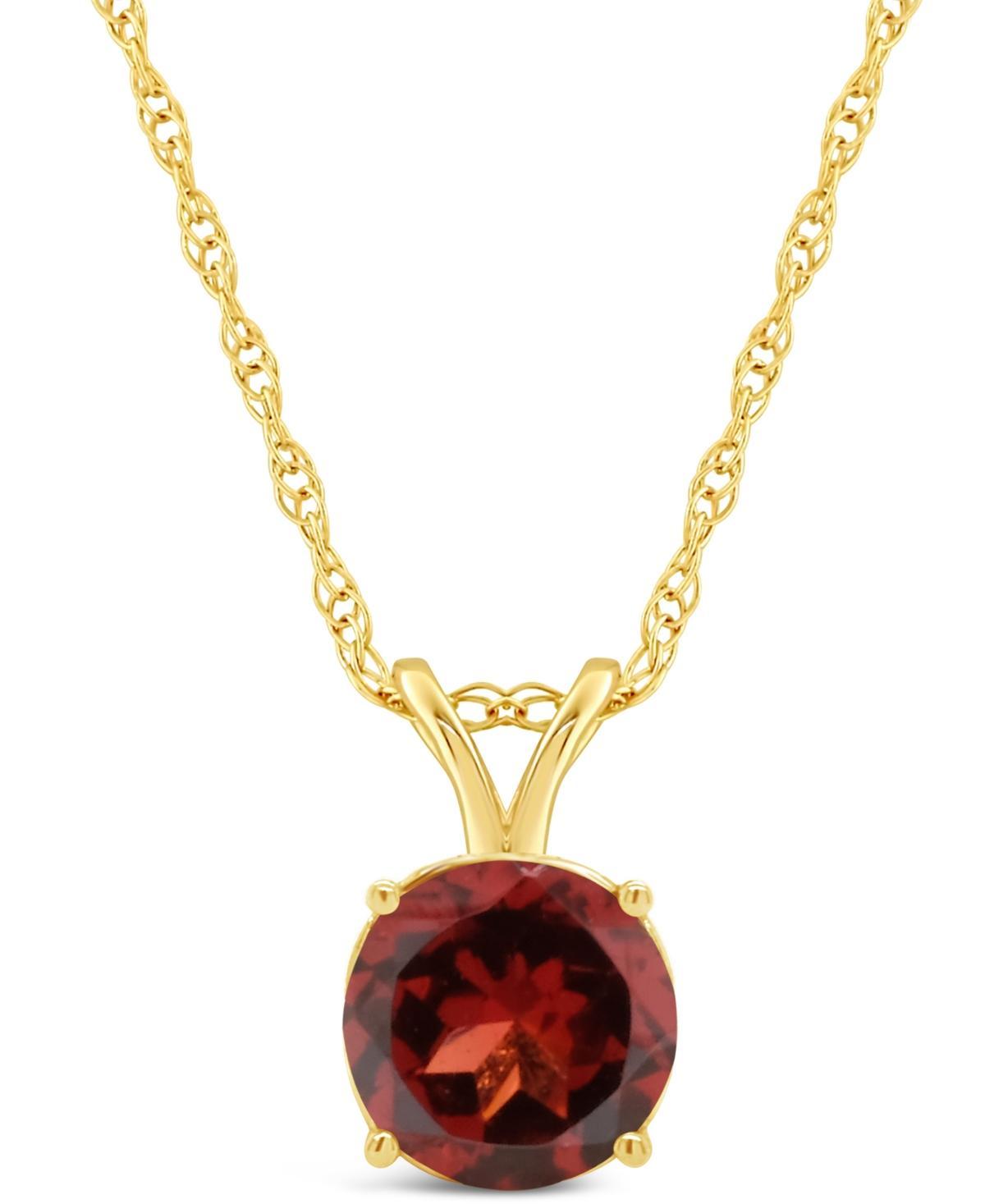 Celebration Gems 14k Gold Peridot Pendant, Women's, Size: 18", Green Product Image