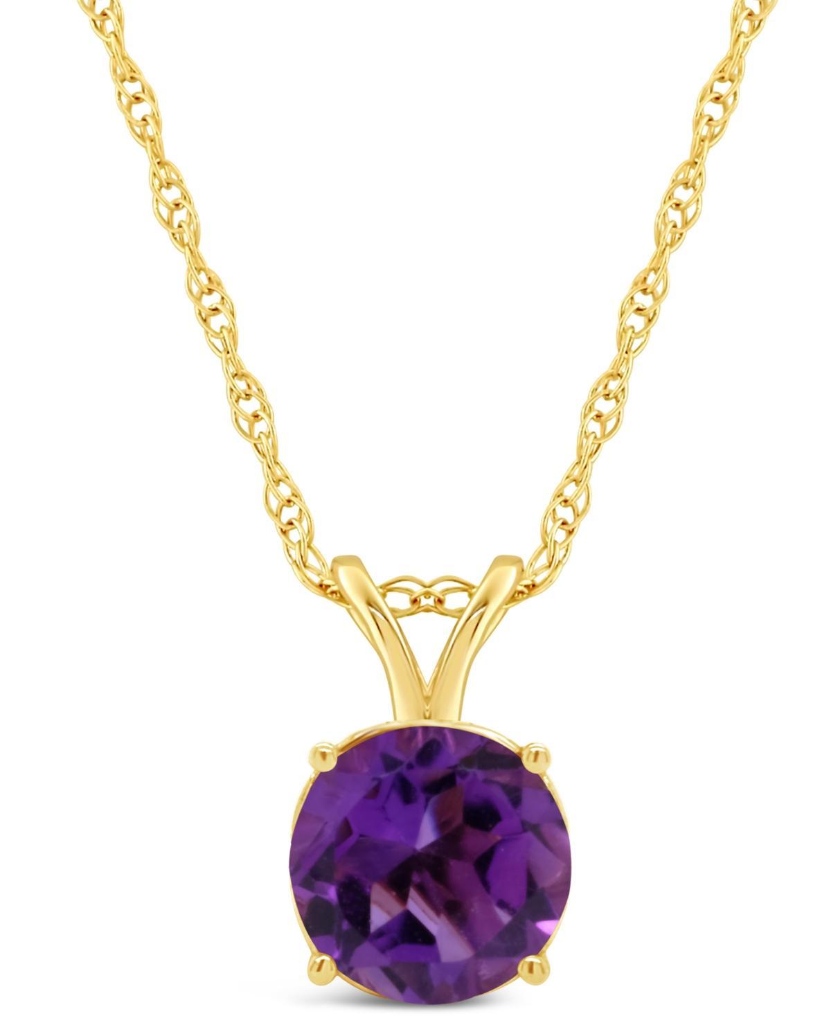 Celebration Gems 14k Gold Peridot Pendant, Women's, Size: 18", Green Product Image