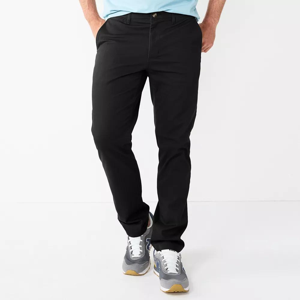 Men's Sonoma Goods For Life® Flexwear Slim-Fit Chinos, Size: 32X30, Midnght Bk Product Image