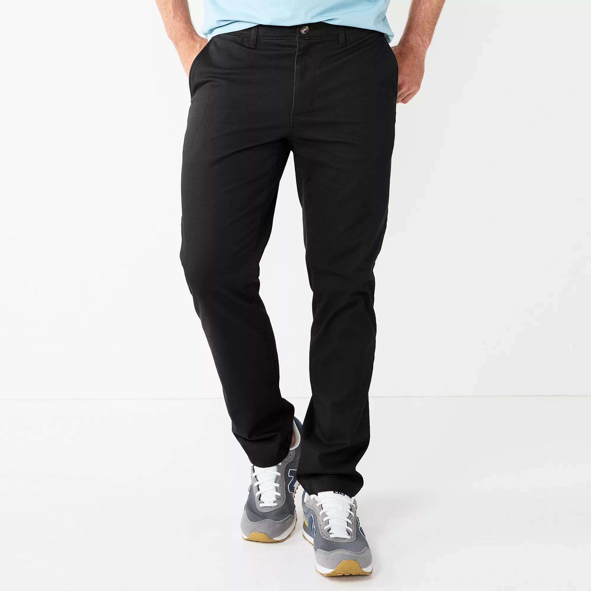 Men's Sonoma Goods For Life® Flexwear Slim-Fit Chinos, Size: 32X30, Midnght Bk Product Image