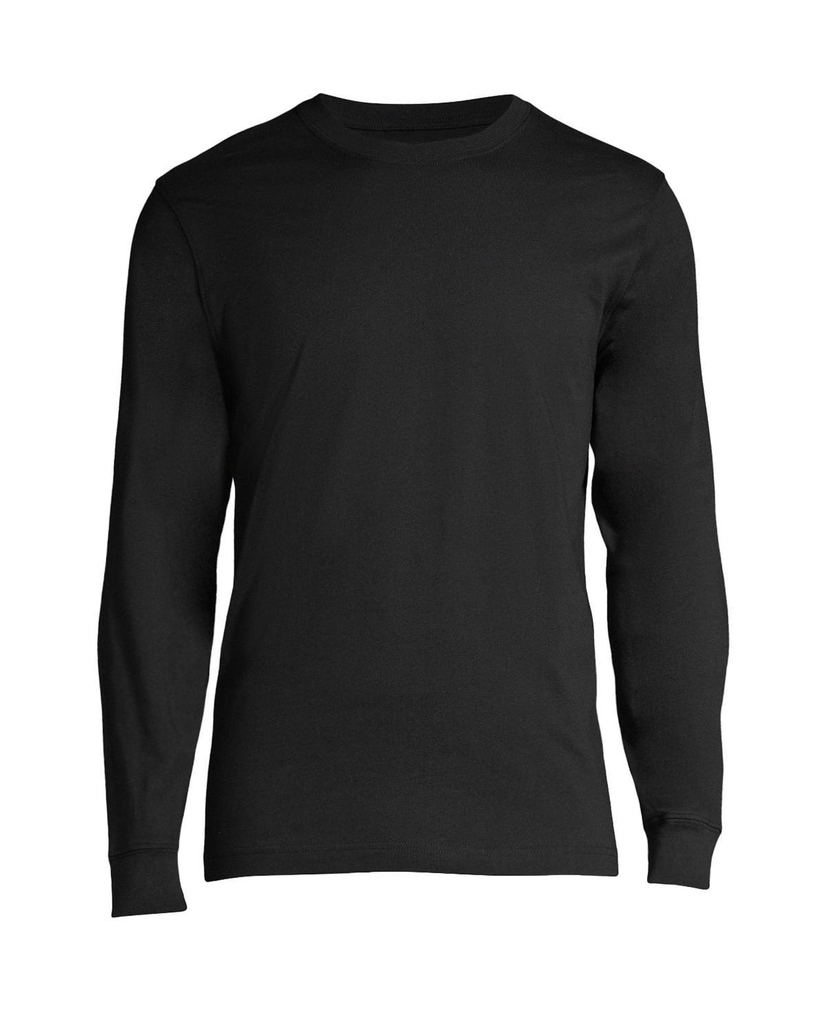 Men's Lands' End Essential Long Sleeve School Uniform T-shirt, Size: Medium, Red Product Image