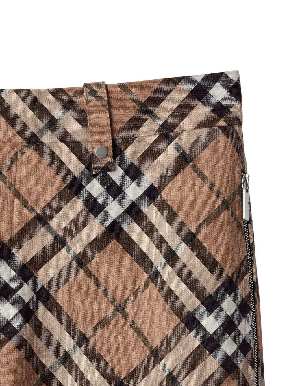 checked tailored trousers Product Image