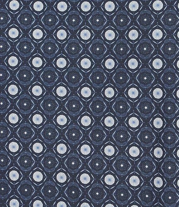 Cremieux Premium Denim Geometric Stretch Long Sleeve Woven Shirt Product Image