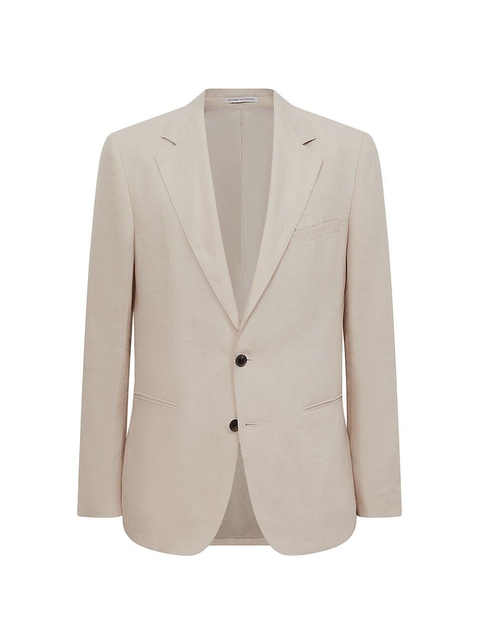 Reiss Kin Slim Fit Linen Blazer Product Image