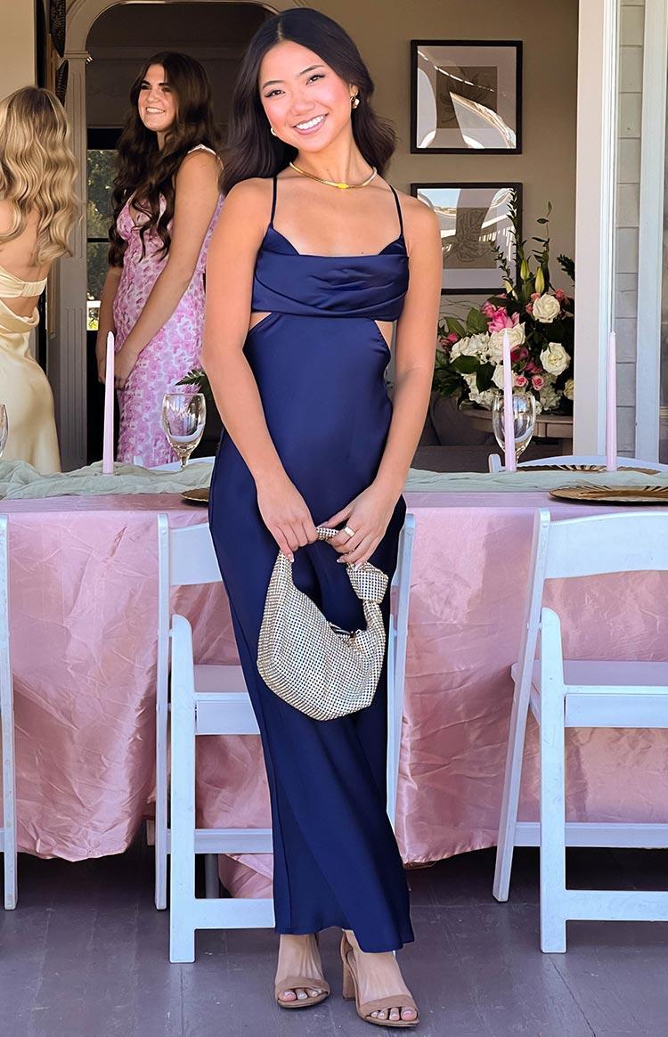 Taleah Navy Formal Maxi Dress Product Image