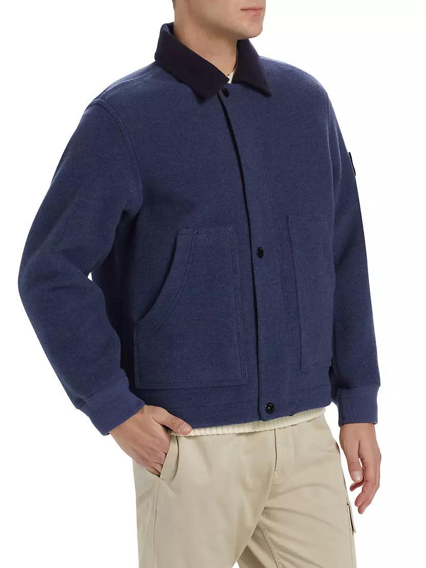 Wool-Blend Bomber Jacket Product Image