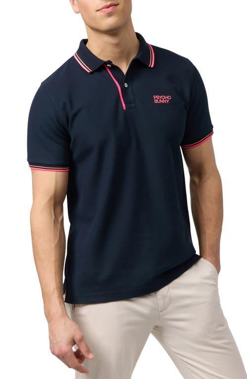 Psycho Bunny Wasterlo Pique Polo Men's Short Sleeve Knit Product Image