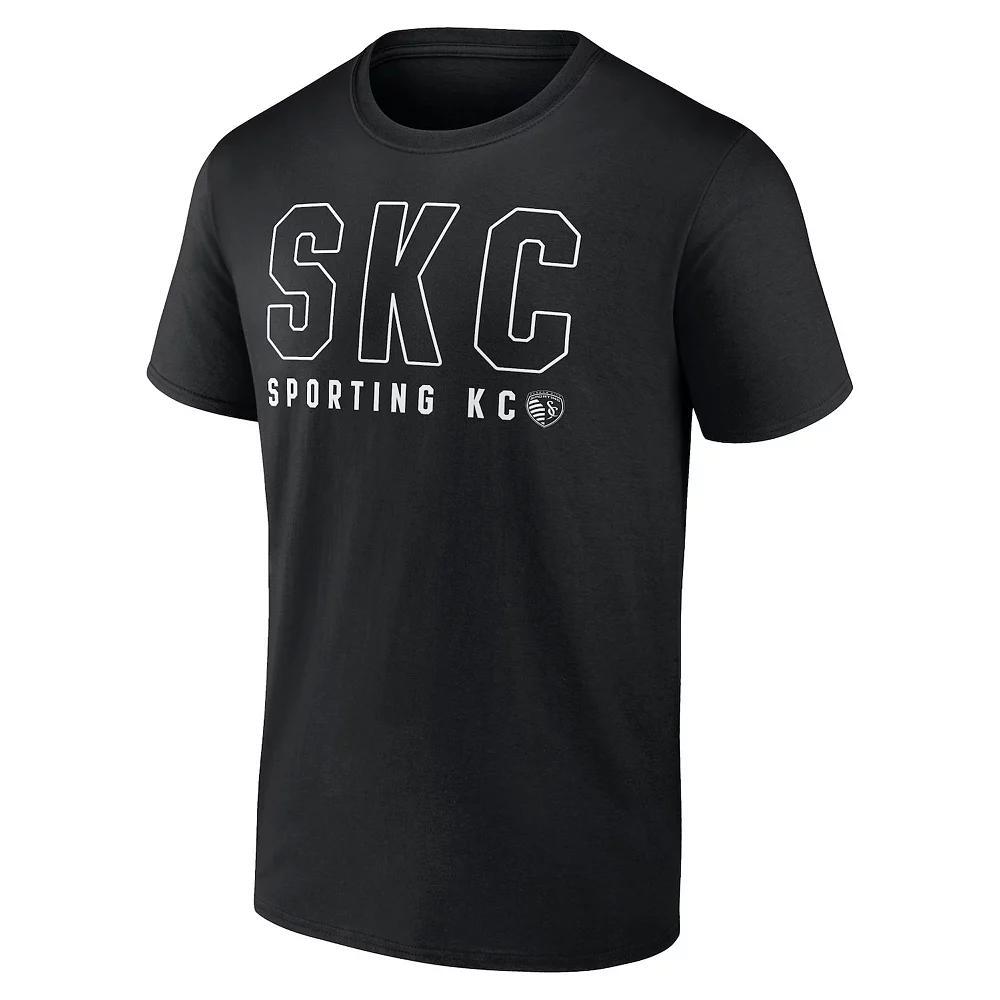 Men's MLS Sporting Kansas City Penalty T-Shirt, Size: XL, Black Product Image