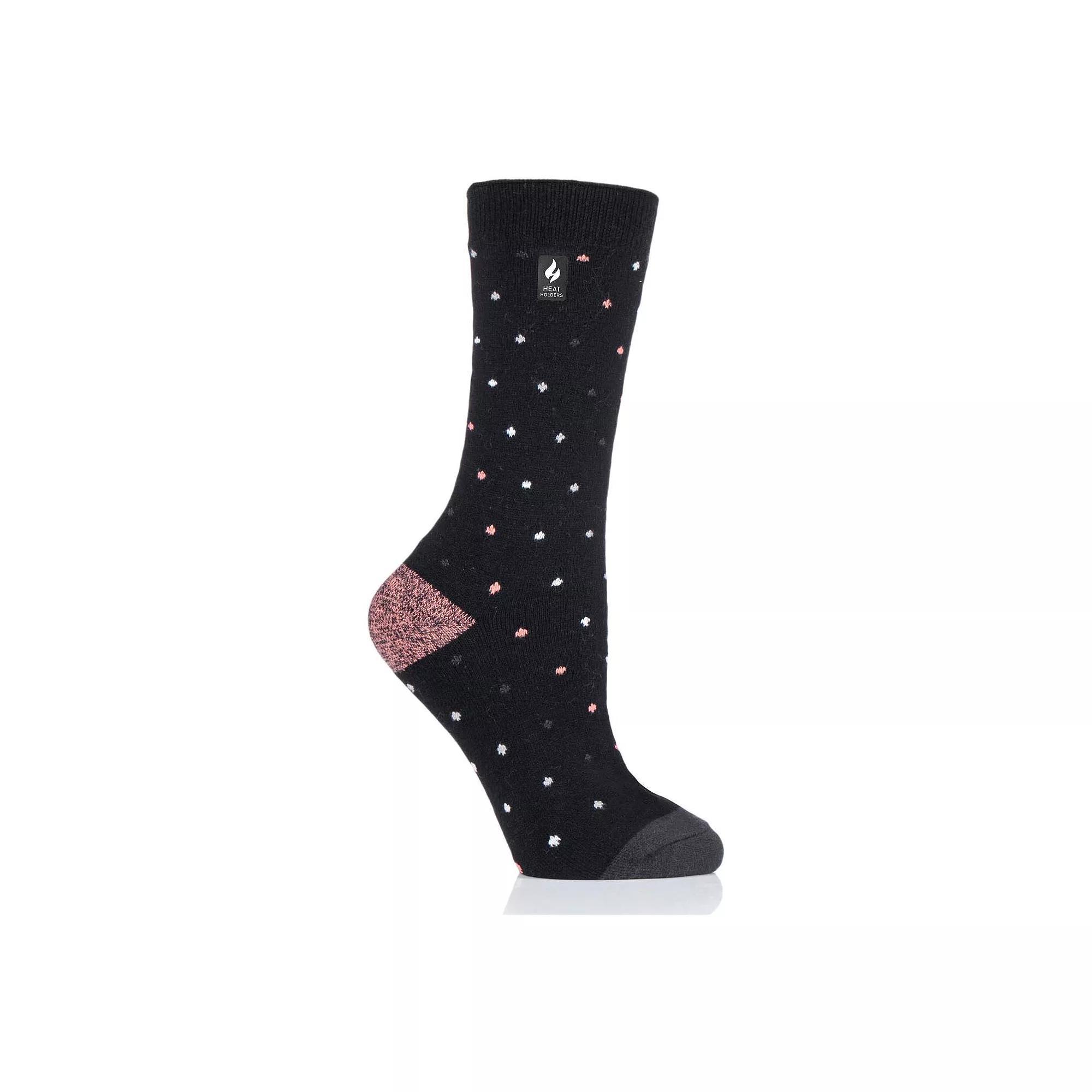 Womens Heat Holders Ultra Lite 3X Warmer Spots Crew Socks Product Image