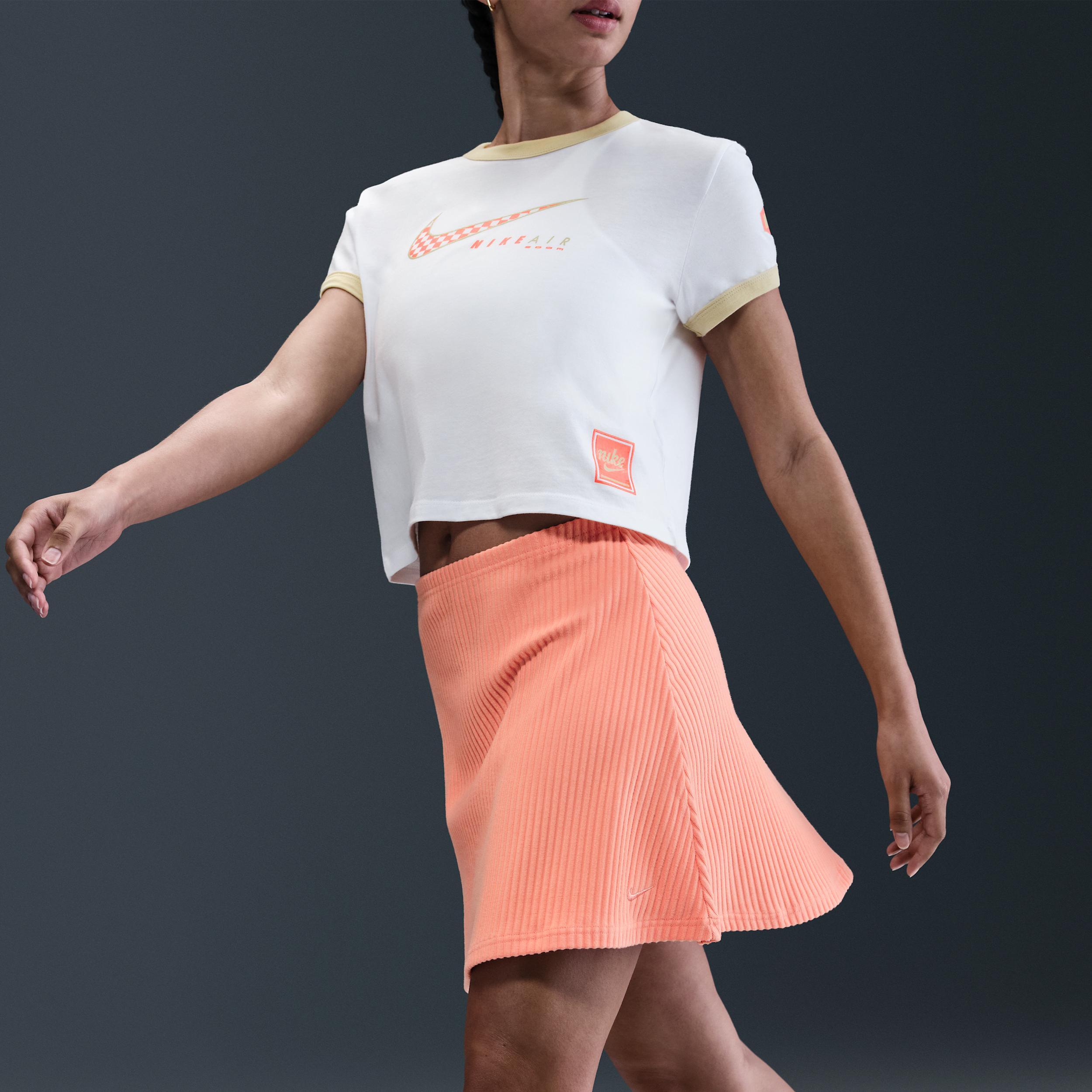 Women's Nike Sportswear Chill Knit Ribbed Mini Skirt Product Image