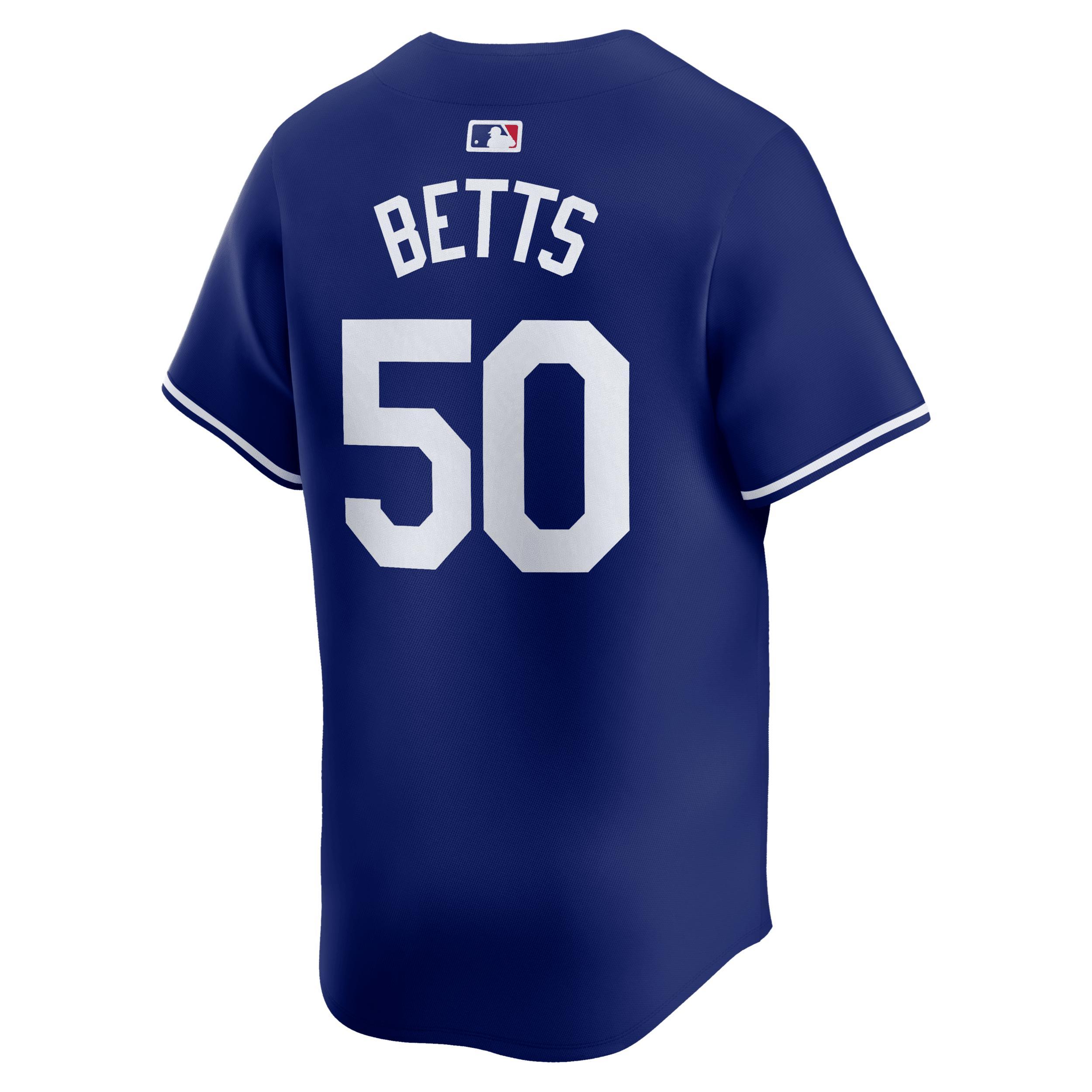 Nike Mens Mookie Betts Royal Los Angeles Dodgers Alternate Limited Player Jersey - Royal Product Image