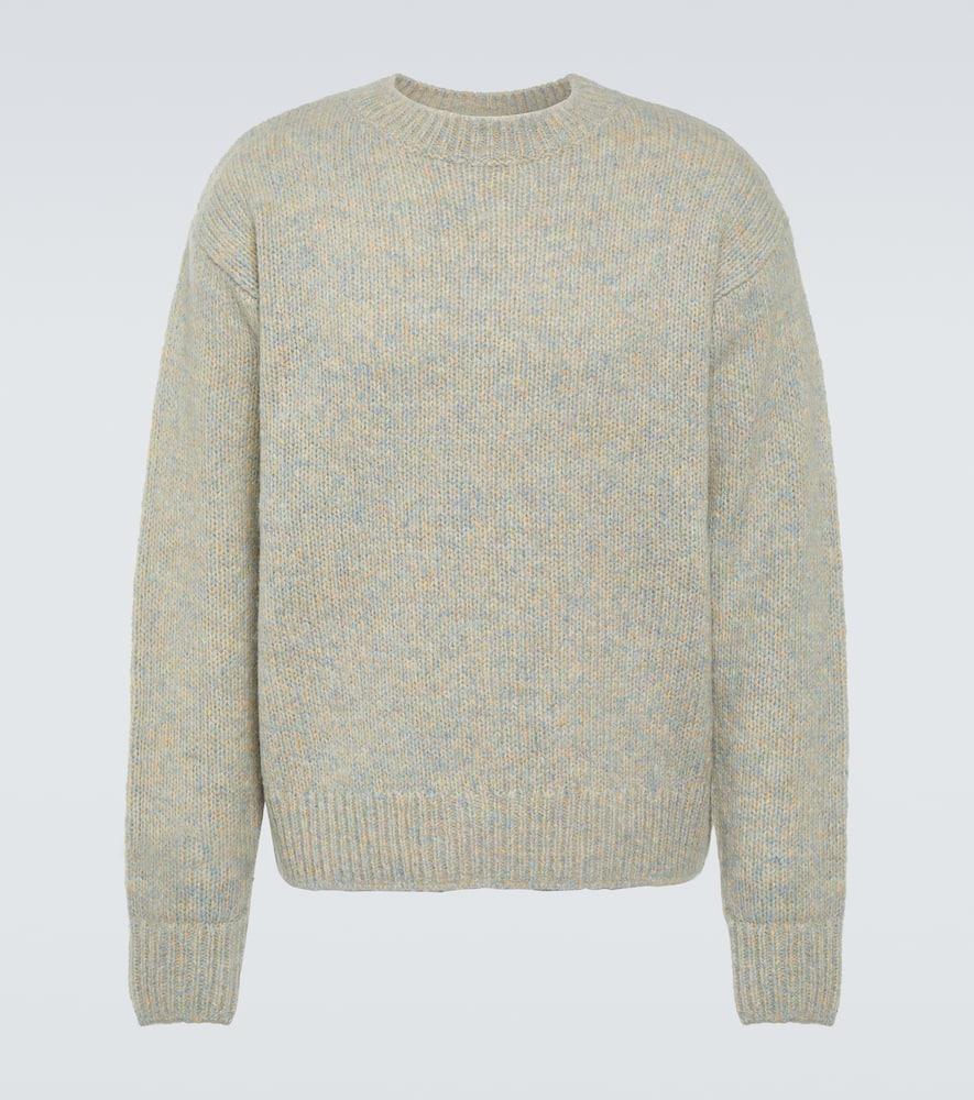 DRIES VAN NOTEN Wool-blend Sweater In 514 Light Blue Product Image