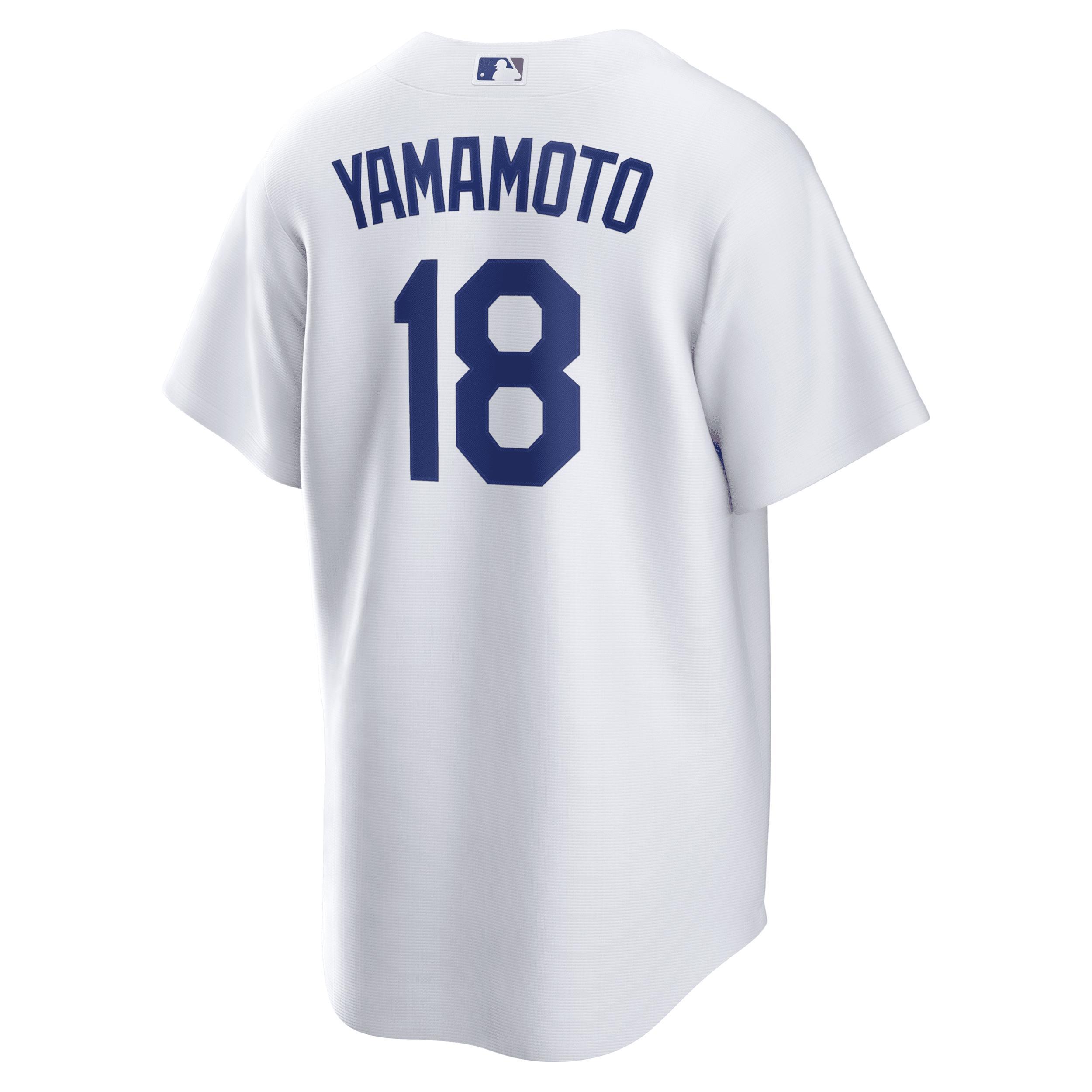 Shohei Ohtani Los Angeles Dodgers Nike Men's MLB Replica Jersey Product Image