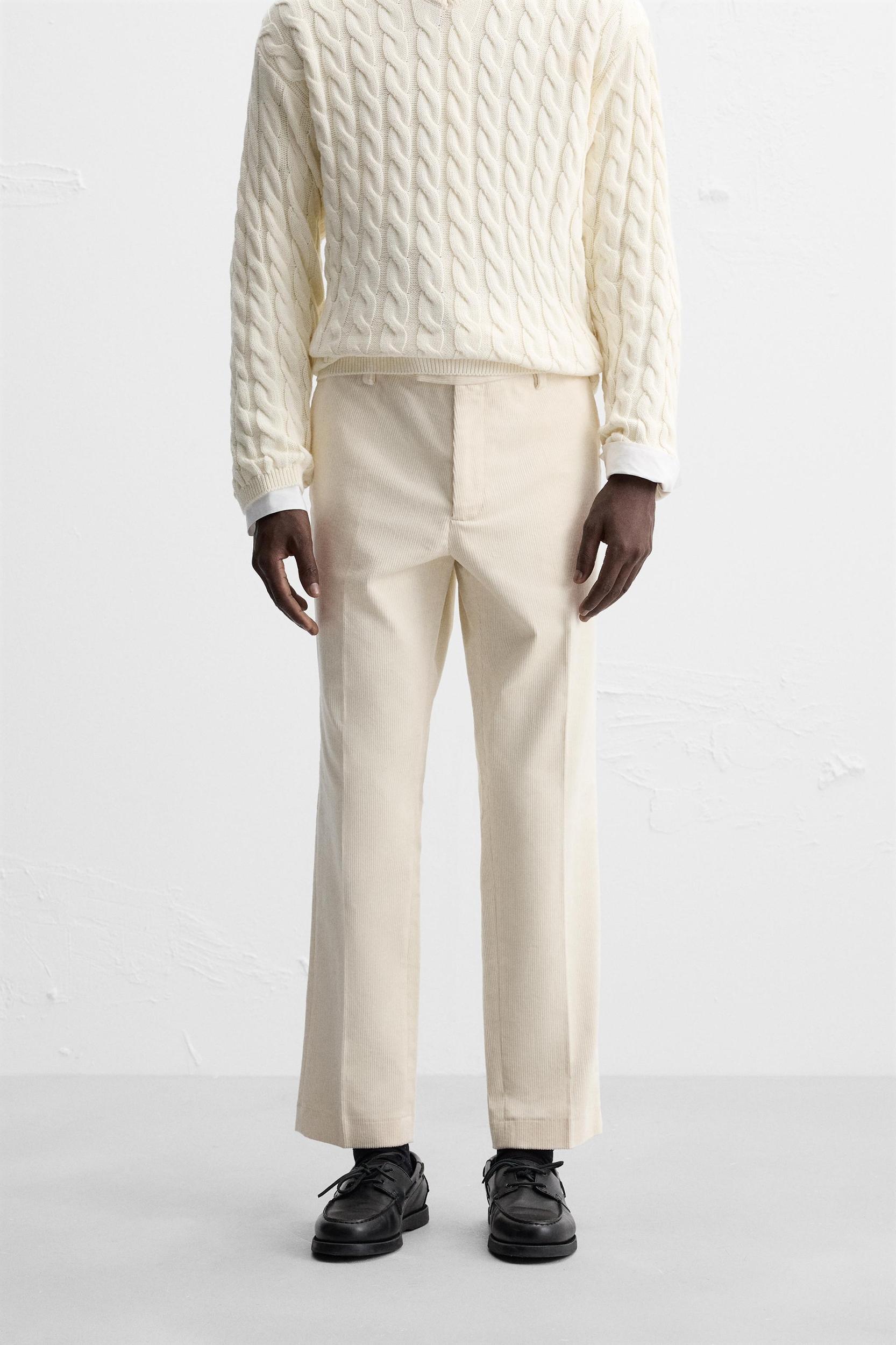 CORDUROY SLIM FIT PANTS Product Image