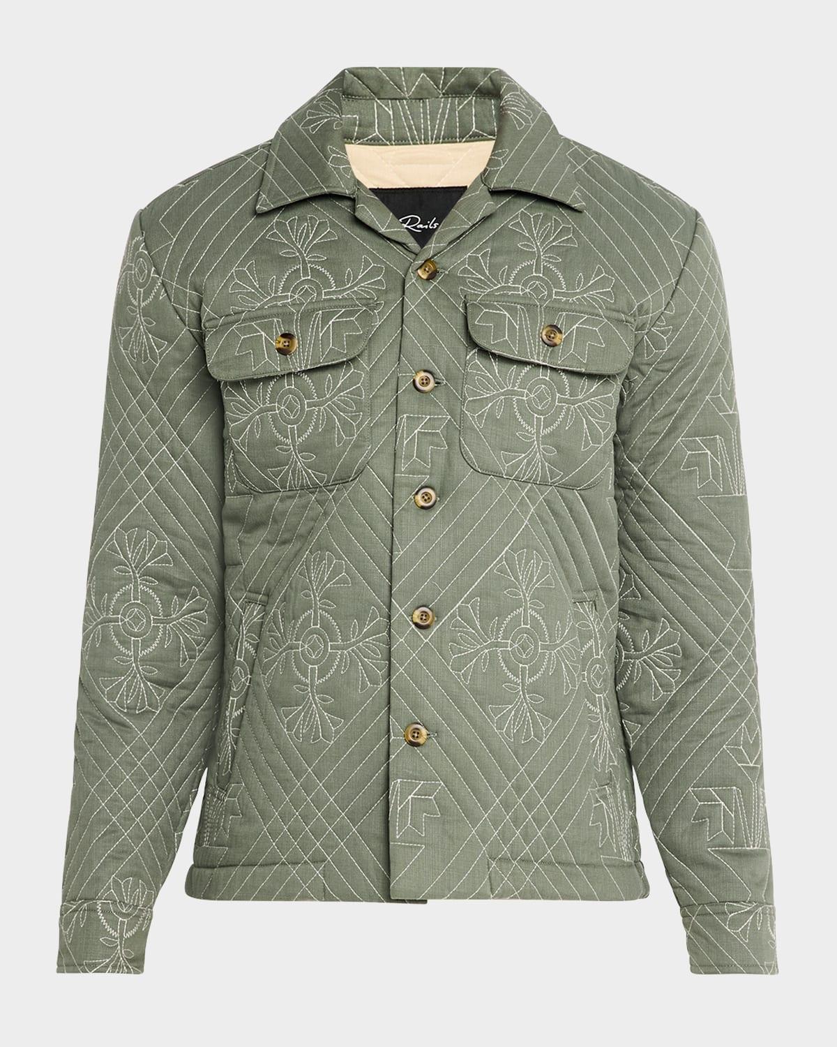 Mens Claude Quilted Overshirt Product Image