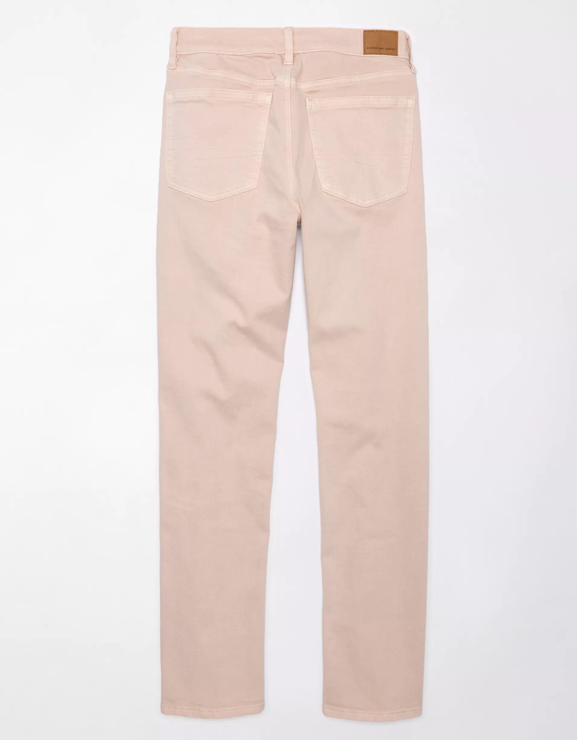AE Stretch Super High-Waisted Straight Jean Product Image