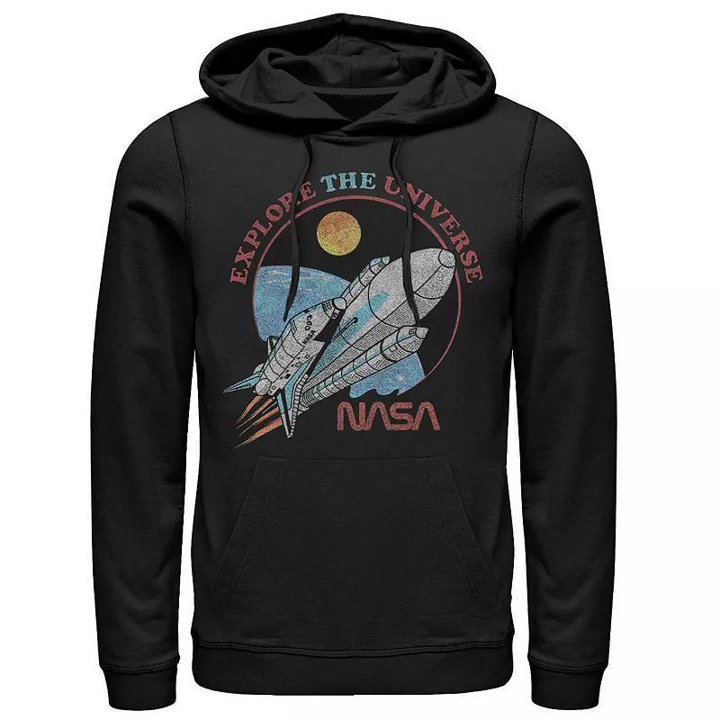 Mens NASA Explore The Universe Circle Portrait Hoodie Product Image