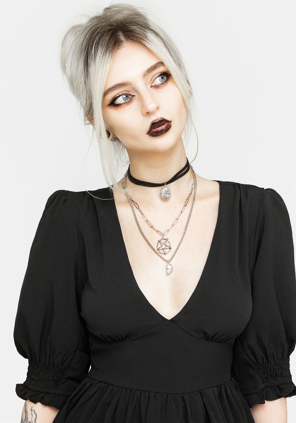 Divination Textured Mini Dress Product Image