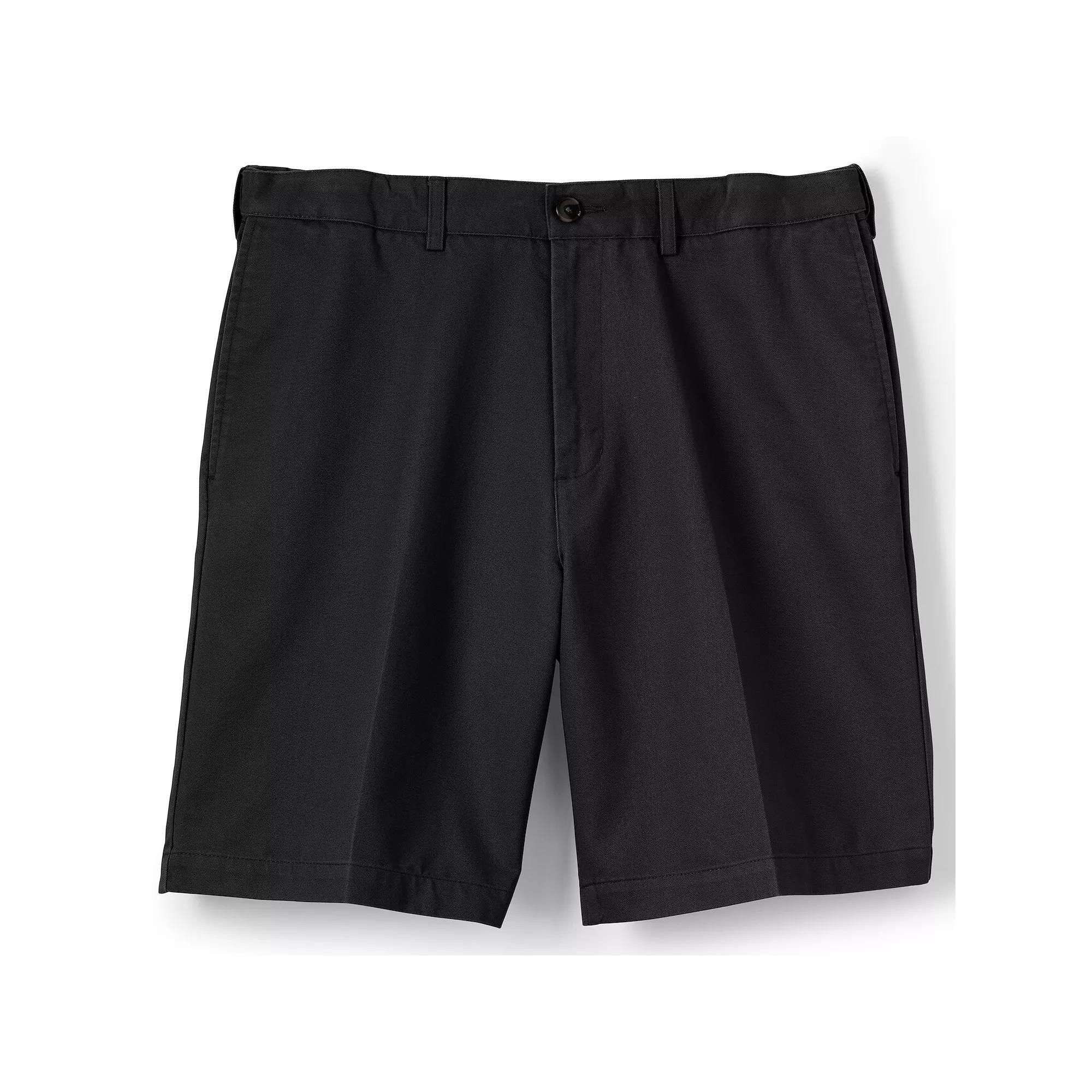 Big & Tall Lands' End Comfort Waist 9-inch No-Iron Chino Shorts, Men's, Size: 52, Radiant Blue Product Image