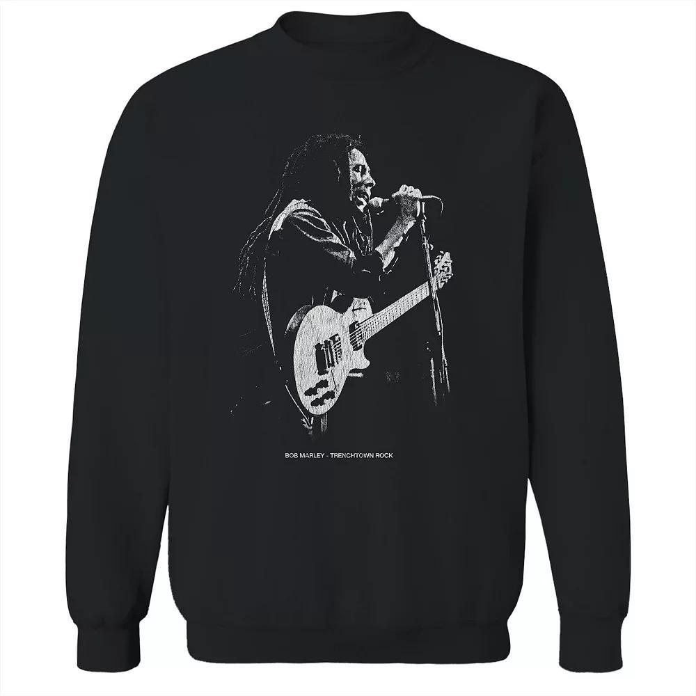 Junior's Bob Marley Live Trenchtown Rock Graphic Fleece Sweatshirt, Women's, Size: XXL, Black Product Image
