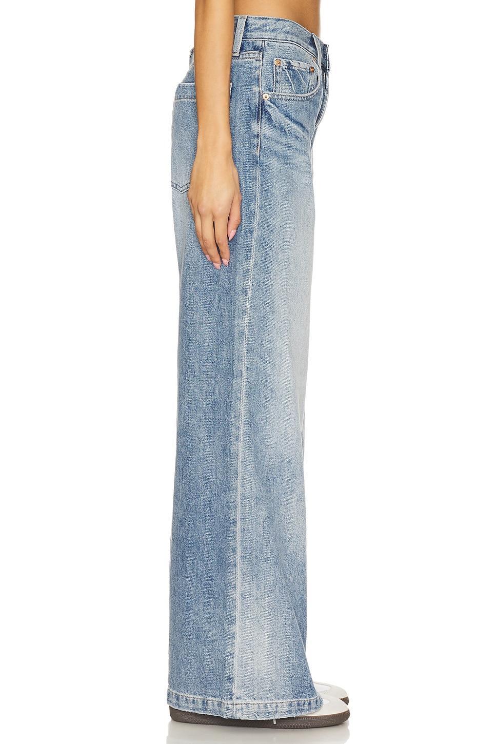 Jadyn Mid Rise Wide Leg Jeans PISTOLA Product Image
