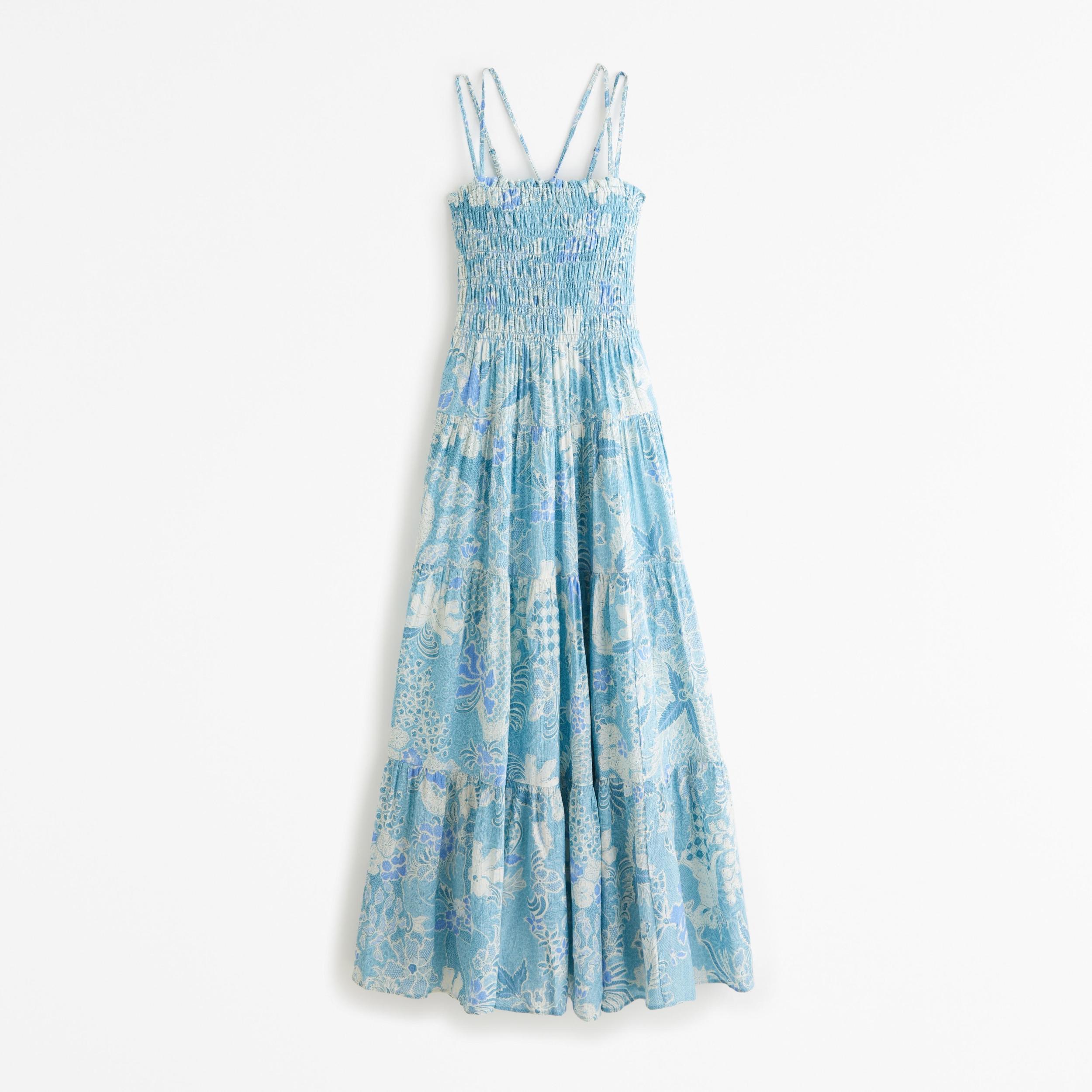 Smocked Bodice Maxi Dress Product Image