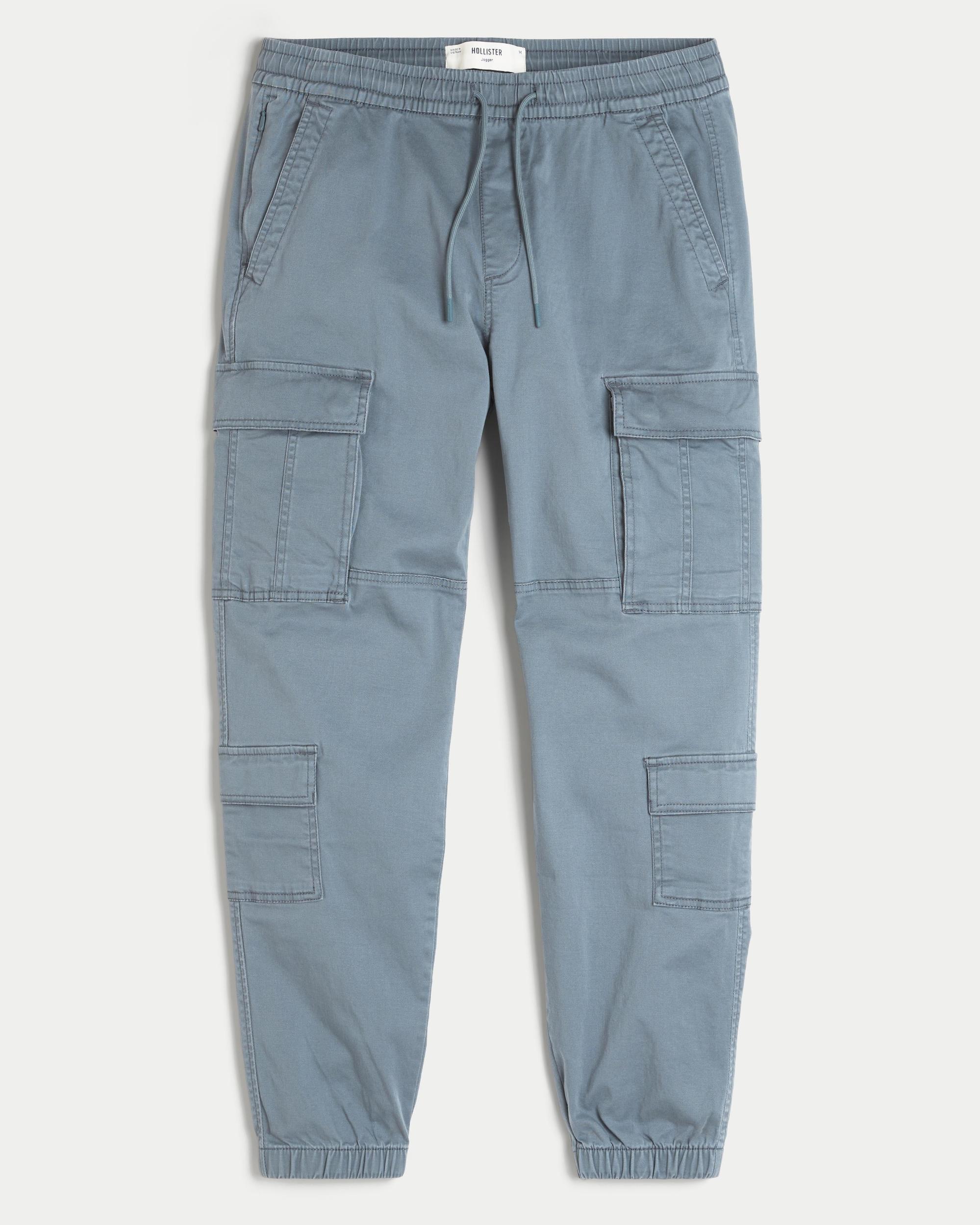 Relaxed Twill 4-Pocket Cargo Joggers Product Image