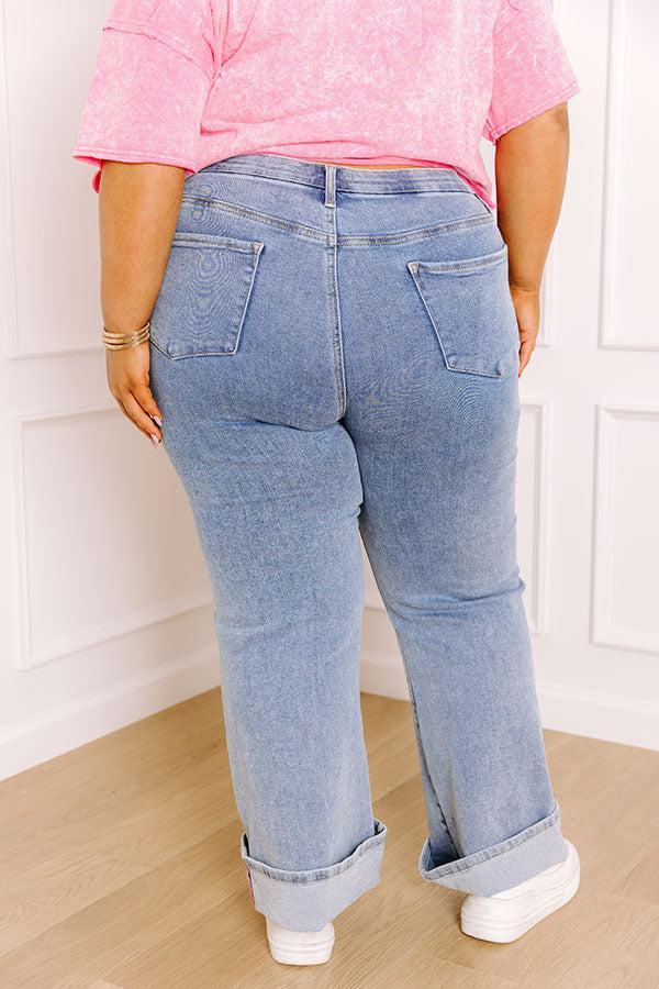 The Amara High Waist Ankle Flare Jean Curves Product Image