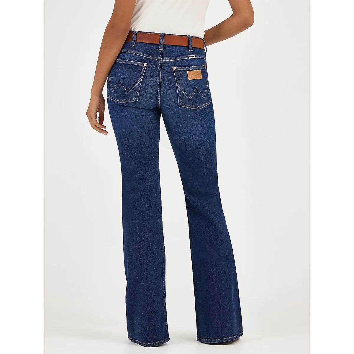 Women's Flare Jean in Weathered Rinse Product Image