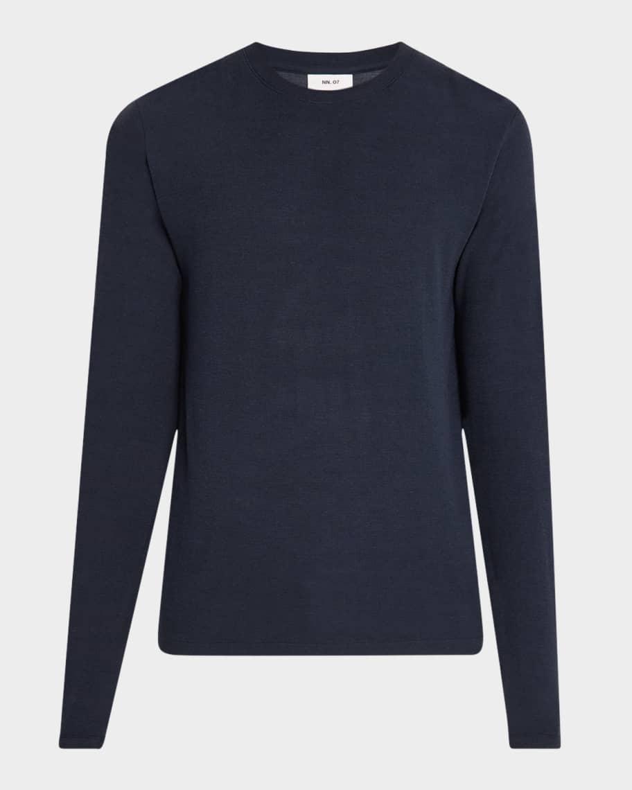 Men's Wool Quarter-Zip Polo Sweater Product Image