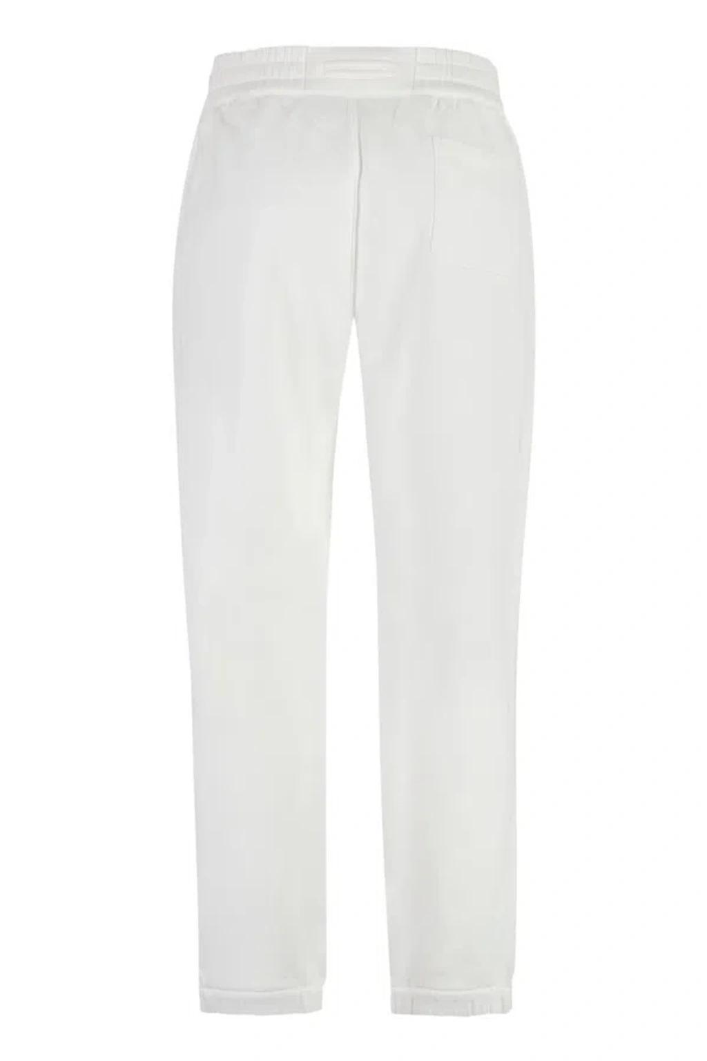 ZEGNA Cotton Track-pants In White Product Image