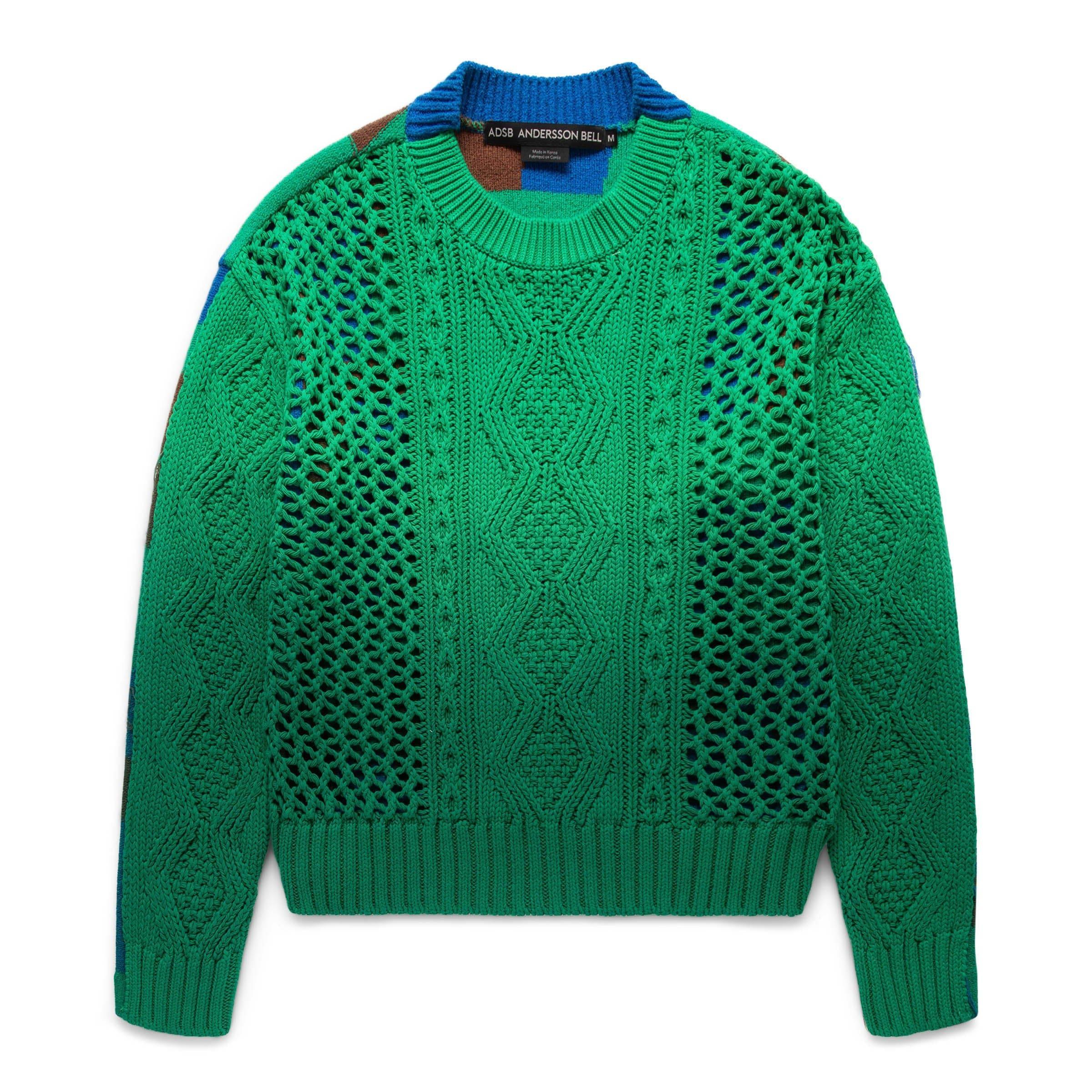 FISHERMAN INTARSIA CREW-NECK SWEATER Product Image