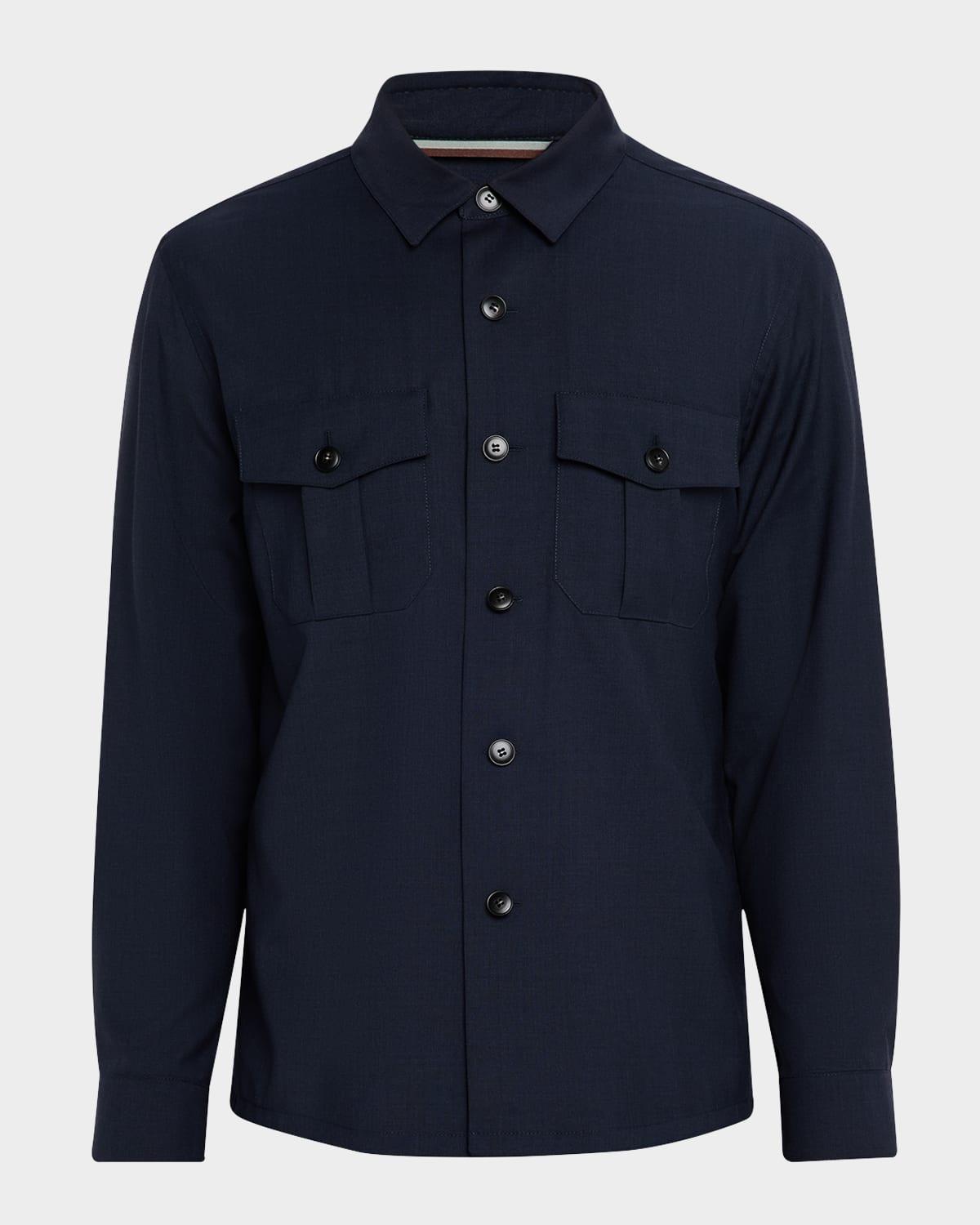 Mens Wool Overshirt Product Image