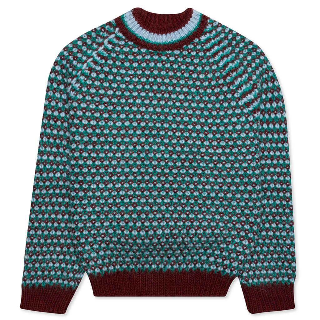 L/S Crewneck Sweater - Mint Male Product Image