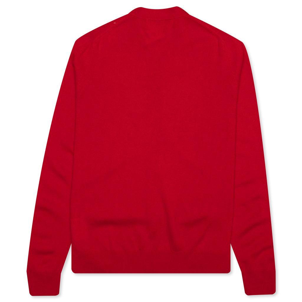 Knit Cardigan Red Heart - Red Male Product Image