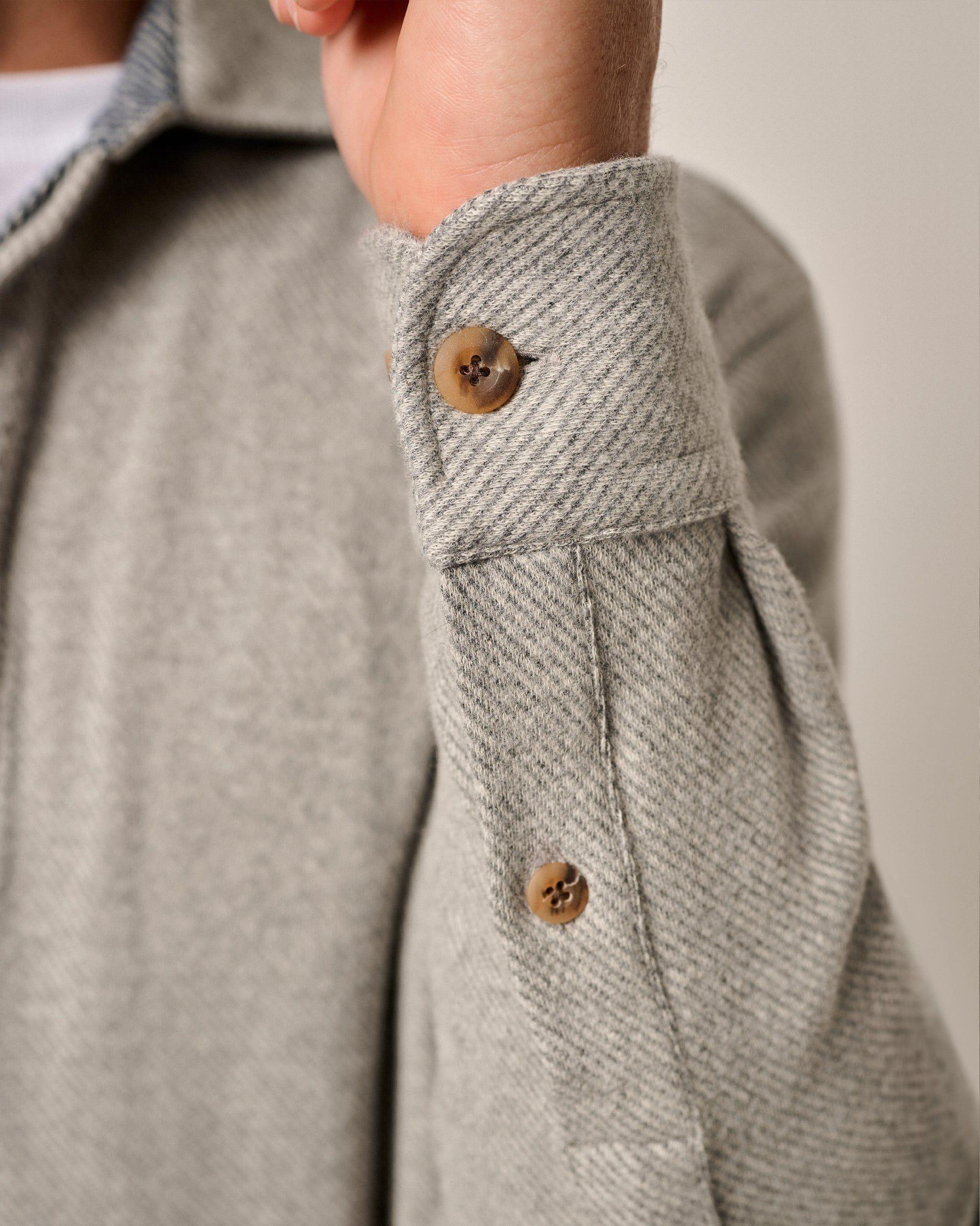 Middleton Cotton Stretch Knit Flannel Pullover Male Product Image