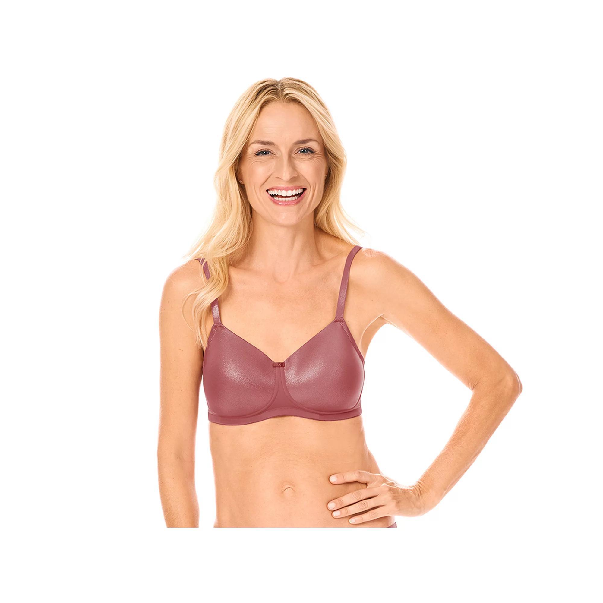 Amoena Ivy Wireless Padded Mastectomy Bra, Women's, Size: 34 Ddd, Sparkly Rouge Product Image