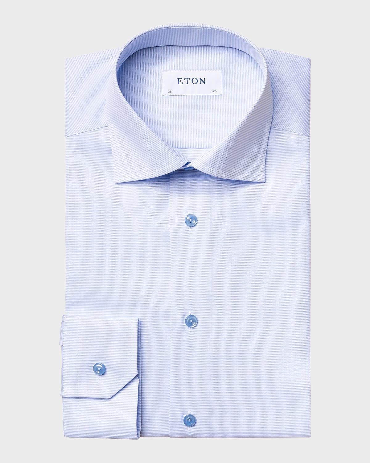Mens Contemporary Fit Textured Solid Shirt Product Image