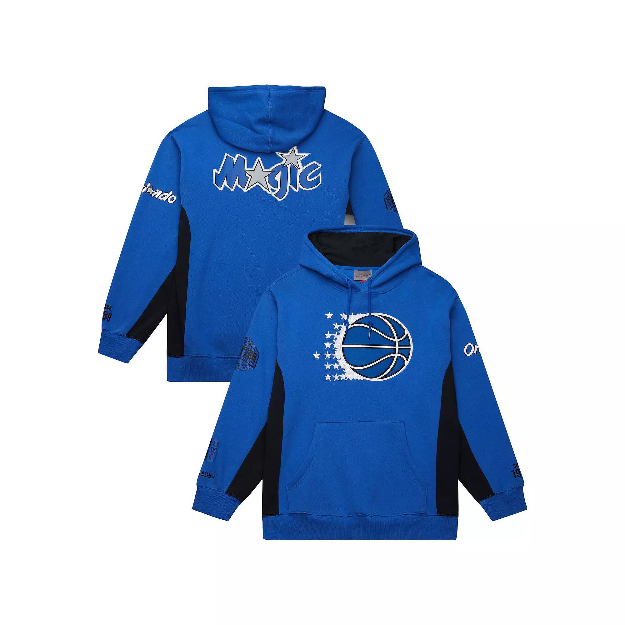 Men's Mitchell & Ness Blue Orlando Magic Hardwood Classics Team Origins Fleece Pullover Hoodie, Size: Large, Mag Blue Product Image