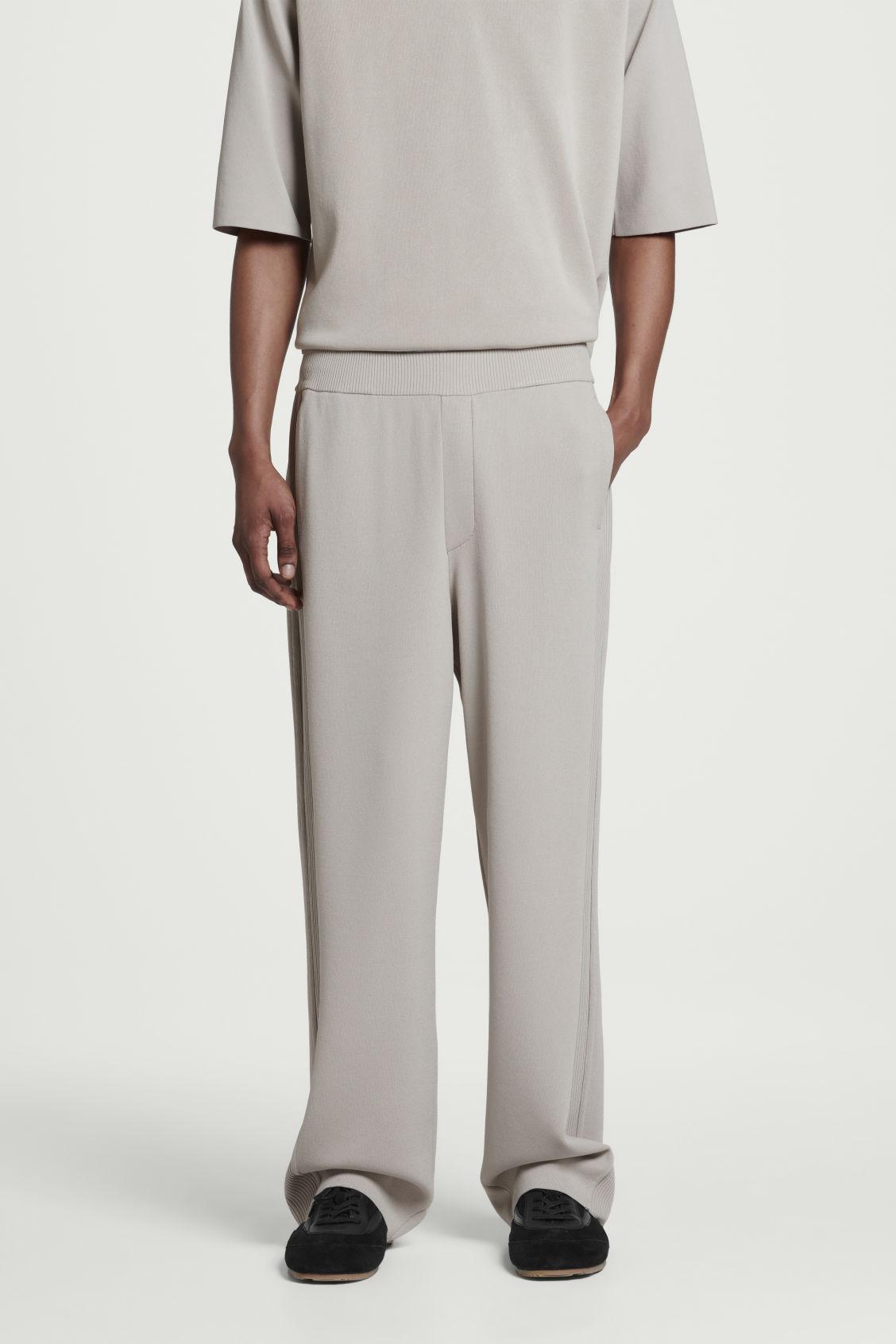 DOUBLE-FACED TRACK PANTS Product Image