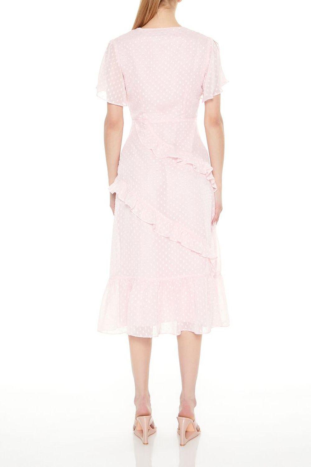 Chiffon Ruffle-Trim Midi Dress | Forever 21 Product Image