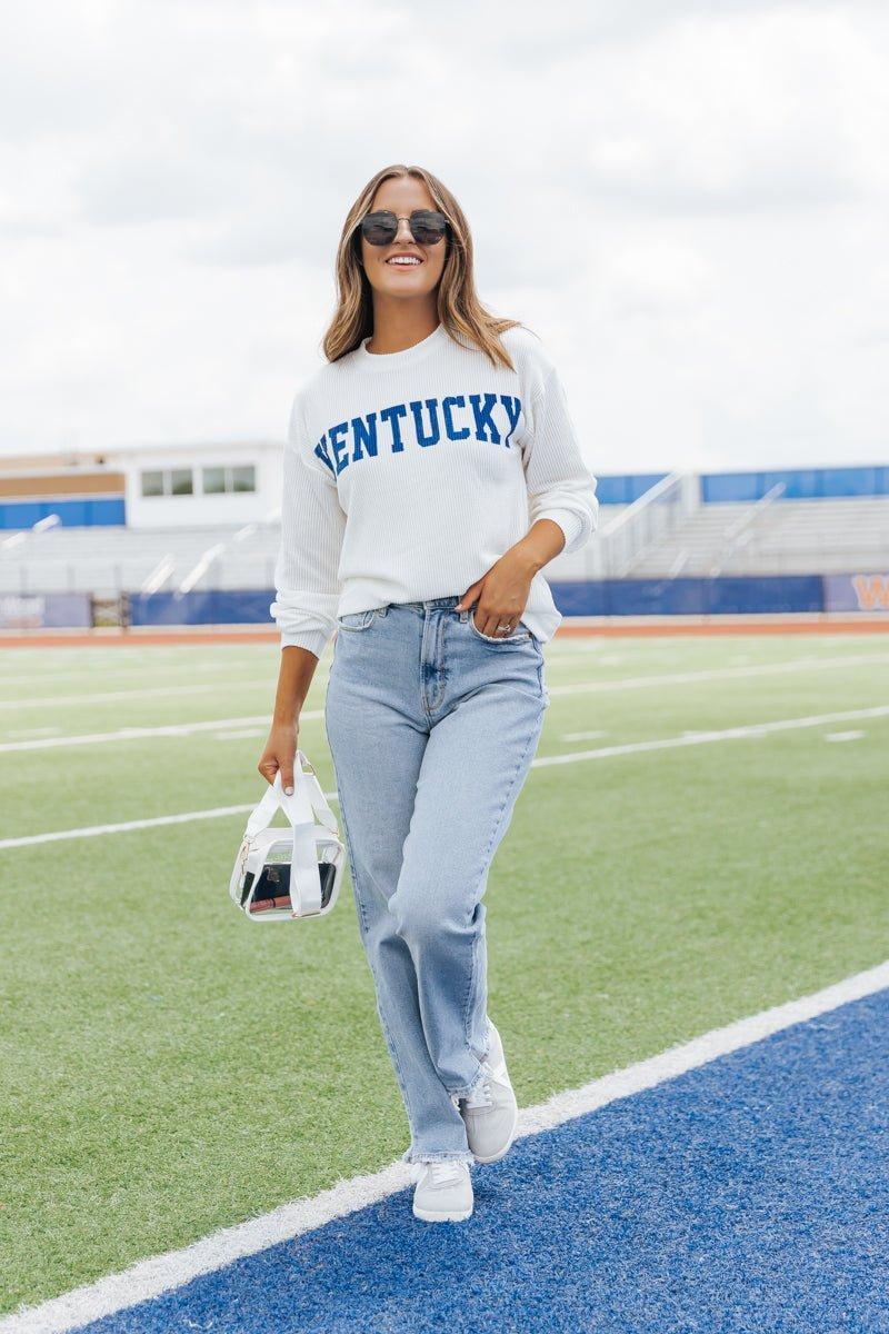Kentucky Ribbed Pullover Sweatshirt - FINAL SALE Product Image