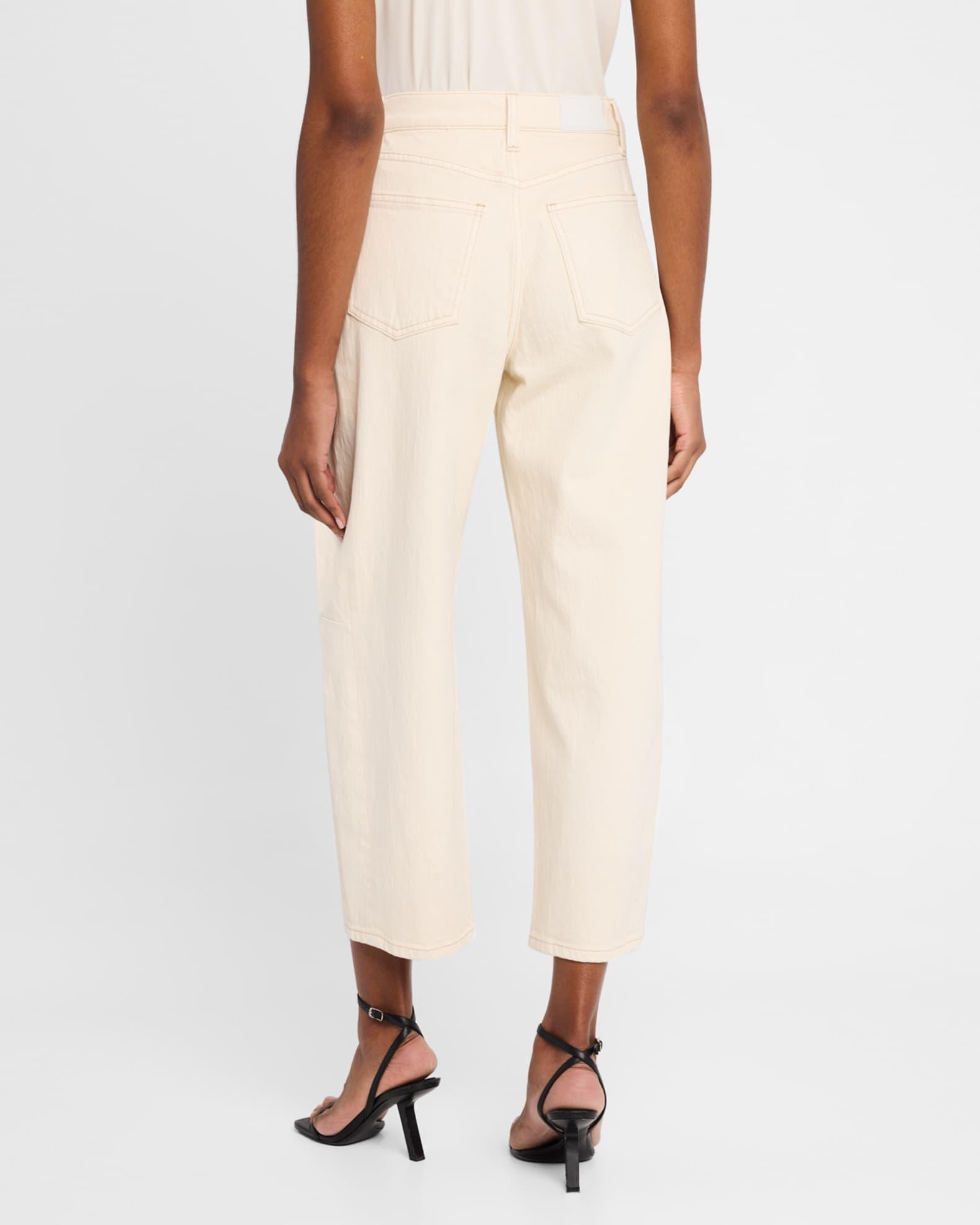 Eli High-Rise Arched-Leg Jeans Product Image