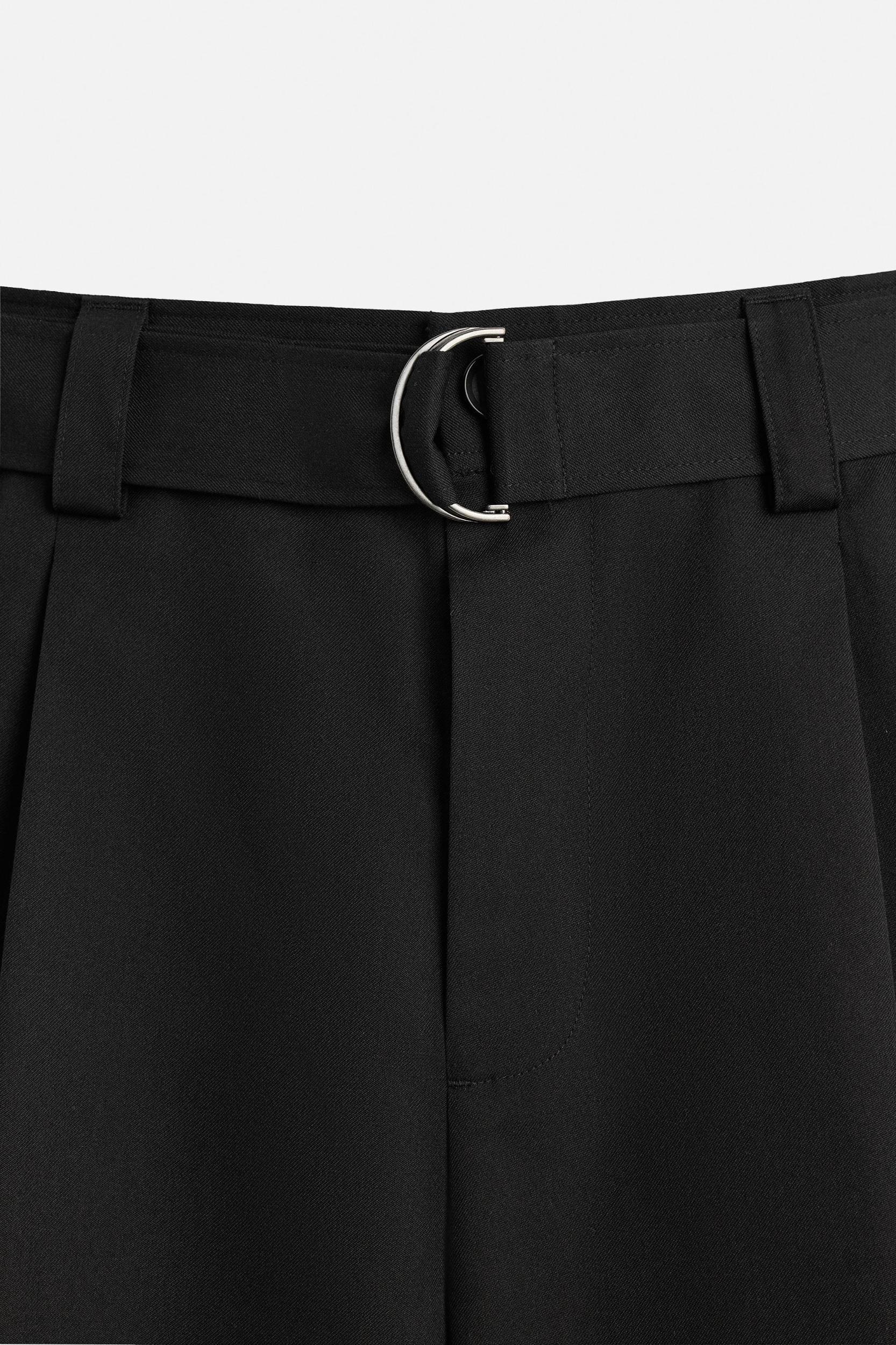 BELTED WIDE FIT BERMUDA SHORTS Product Image